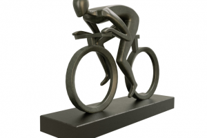 Дизайнерская статуэтка велосипедиста.