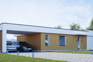 Большой одноэтажный дом