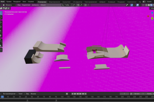 3d модель площадок для фестиваля