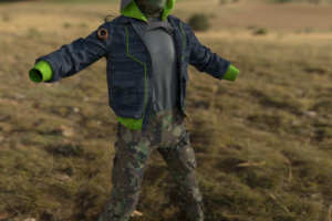 Анимация одежды