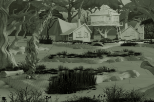 Сцена с лоуполи