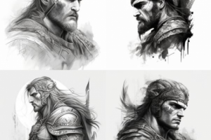 Эскизы тату викингов