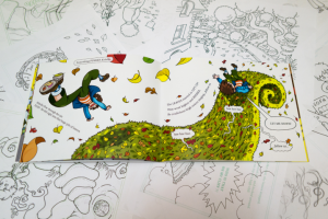 Разворот книги "Альдольфо ищет ключ"