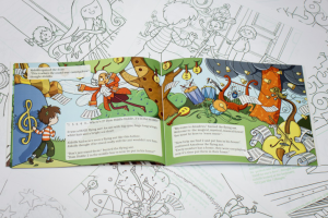 Разворот книги "Я могу играть на пианино"