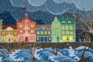 Буря на набережной