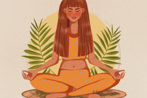 Иллюстрация "Йога"