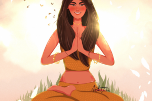 Иллюстрация "Йога"