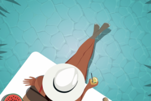 Векторная иллюстрация «Отпуск/путешествие»