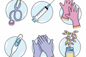 Векторные иконки на тему «Медицина»