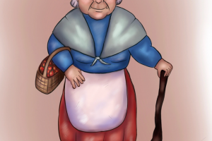 Мультяшная бабушка