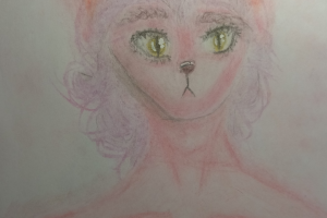 Хуманнизированный розовый-мяуровый ларго из Slime Rancher