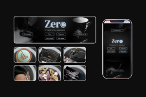 Оформление социальной сети ВК для тату студии.