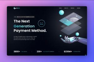 Лендинг "HooBank"