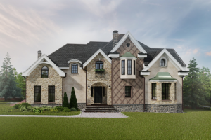 Коттедж в Тюдоровском стиле