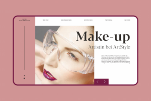 Сайт для модного фотограф