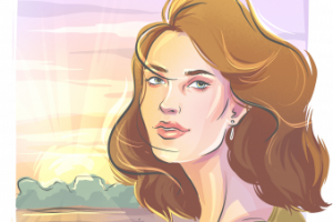 Иллюстрация к сборнику стихотворений