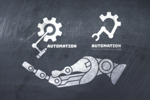 Набор векторных эмблем для автоматизации