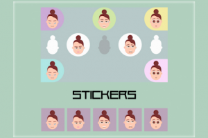Стикеры эмоции