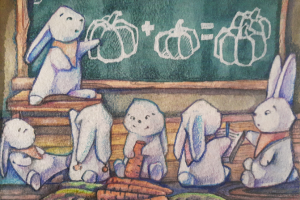 "Школа" из серии "Жизнь кроликов"