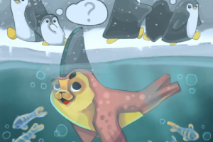 "Неудачный розыгрыш над пингвинами"