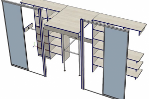 Чертеж гардеробной