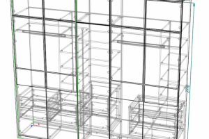 Чертеж шкафа-купе