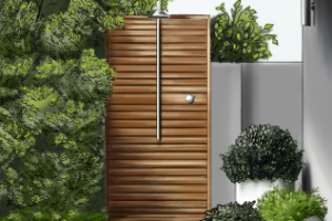 Эскиз душевой под открытым небом