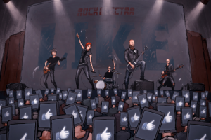 Иллюстрация на обложку сингла группы Rockelectra