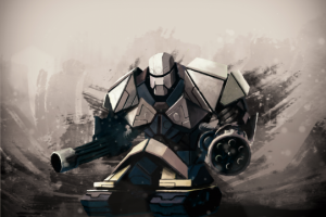 Концепт-арт боевого робота