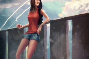 Арт по фото на заказ, 8е марта.