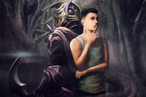 Портрет по фото с персонажем: Silencer