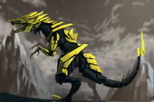 Концепт: Талисман. Кибер-раптор.