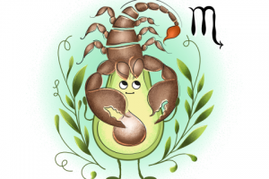 Гороскоп с авокадо. Скорпион