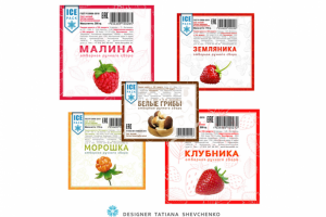 Этикетки для замороженных фруктов