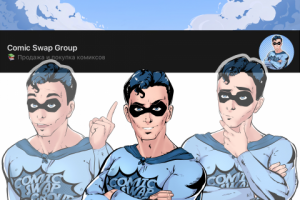 Обложка и персонаж для группы вк