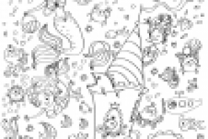 Раскраска про русалок