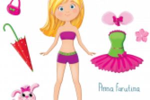 Кукла-одевашка Модница