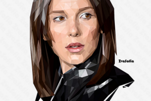 Полигональный портрет/ Low poly