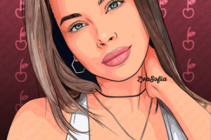 Векторный портрет/ Vector portrait