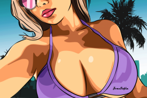 Портрет в стиле GTA