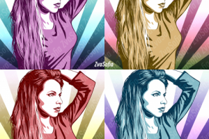 Поп арт портрет