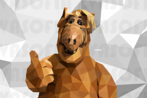 low poly alf