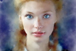 Обработка фото "Акварель"