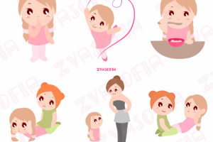 Серия иллюстраций "Гимнастика"