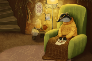 Барсук-вышивальщик