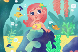 Иллюстрация для книги маленькая русалочка