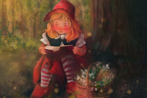 Арт красная шапочка