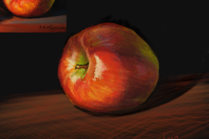 Просто яблочко.