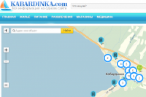 Наполнение сайта Кабардинка.ком информацией