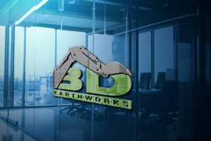 Логотип компании, выполняющей земляные работы